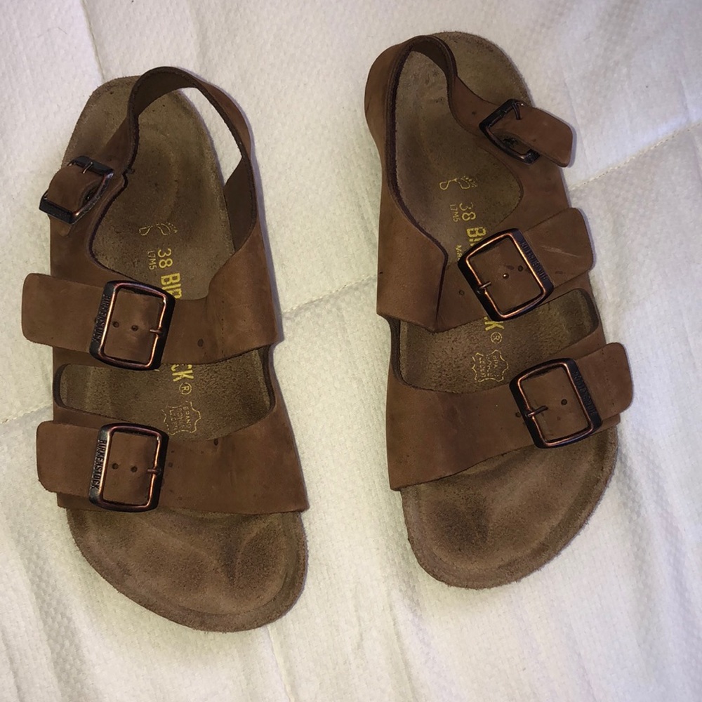 Birkenstock Milano ankle strap sandal